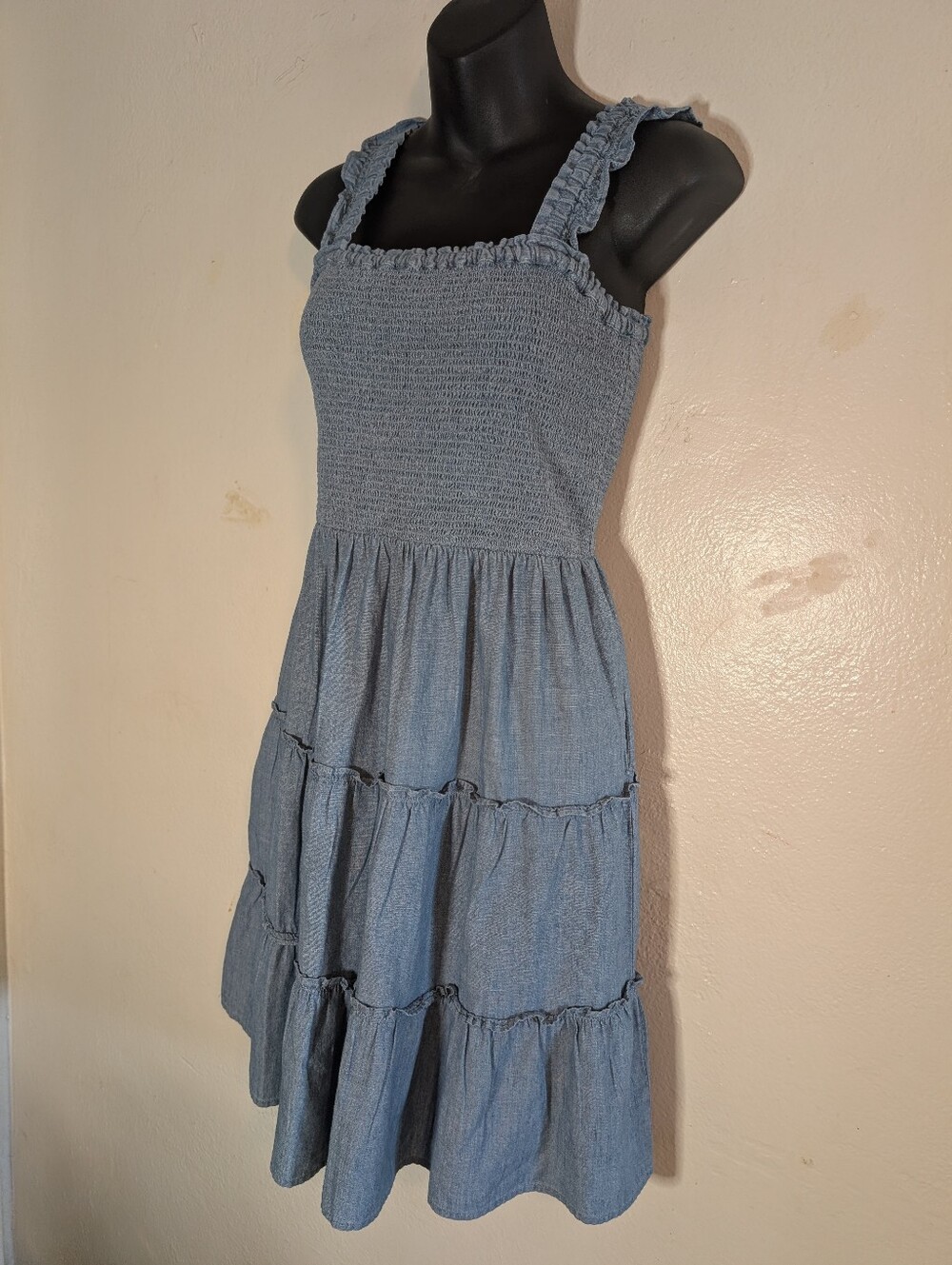 NWOT J CREW COTTON DENIM SUNDRESS